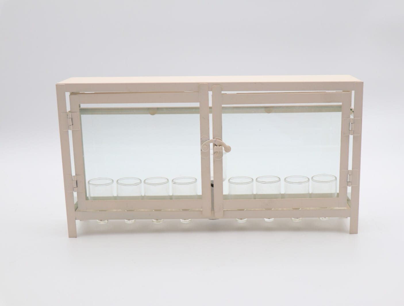 בית מיני לחנוכיה + כוסיות (8 בקר')