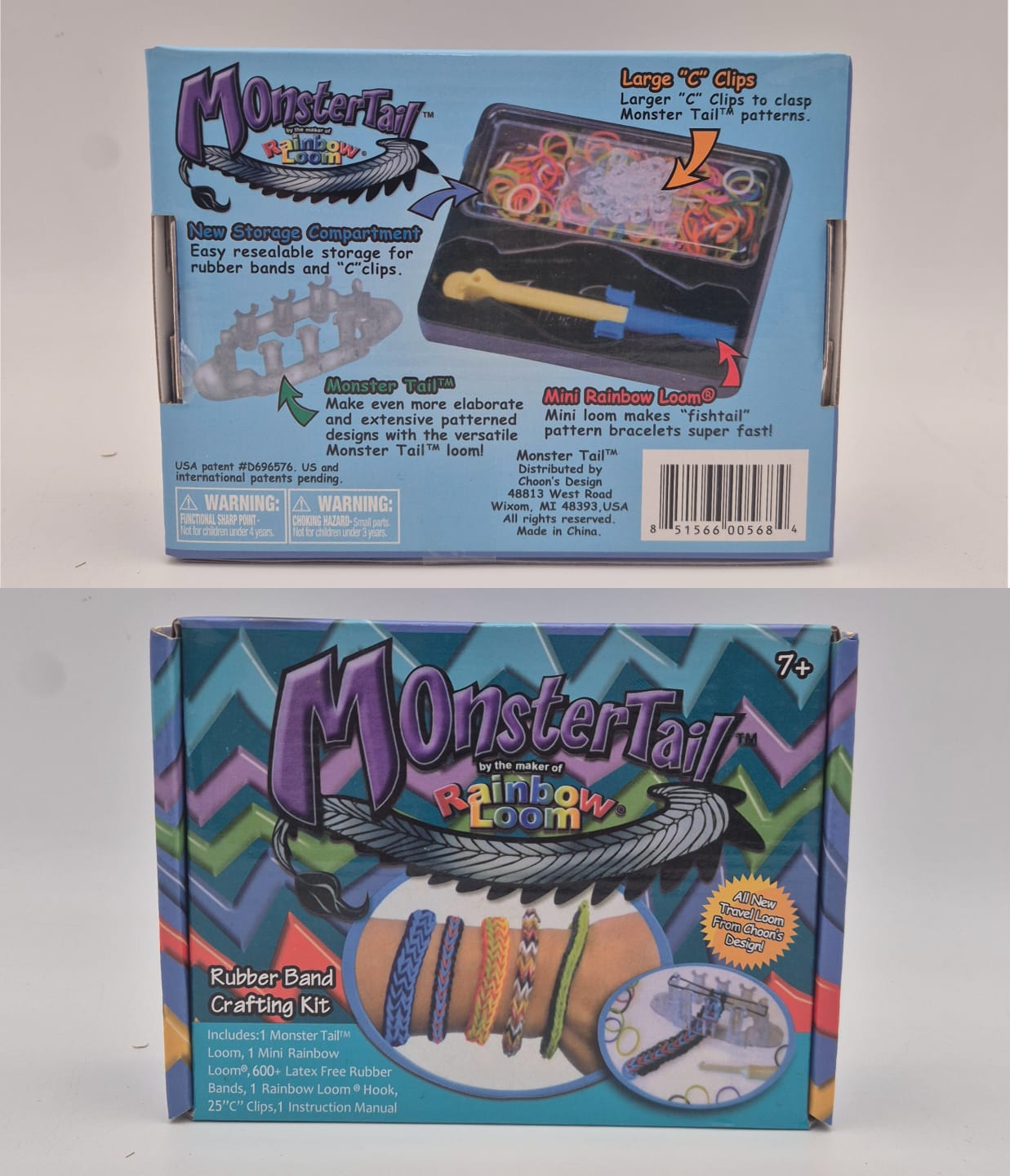 ערכת גומיות להכנת צמידים (100בקרטון)