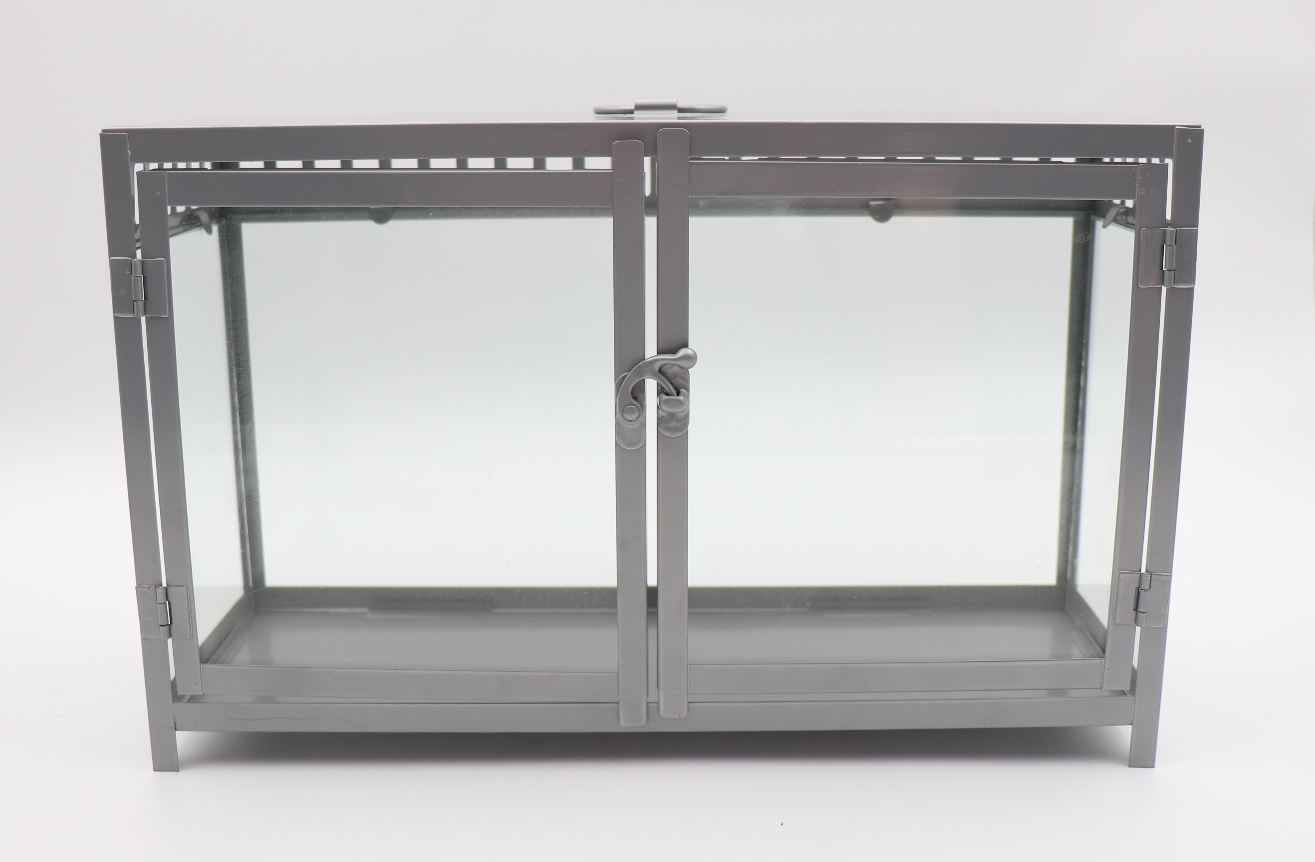 בית חנוכיה בינוני ללא כוסות צבע כסף (5 יח' בקר')