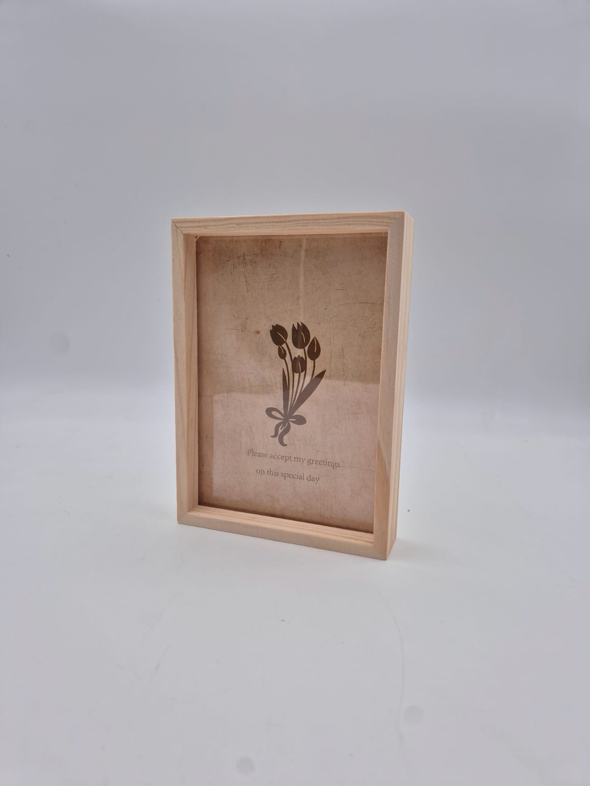 מסגרת עץ לתמונה 17.8X12.7 ס"מ דגם 6