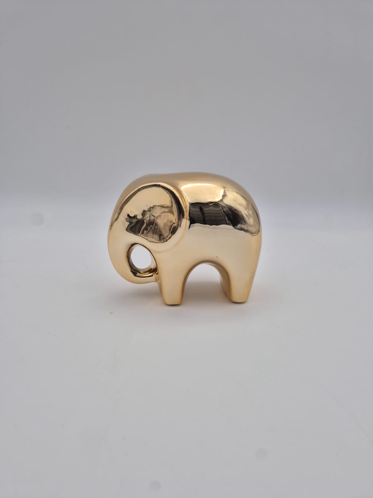 פיל חרסינה זהב (48בקרטון)