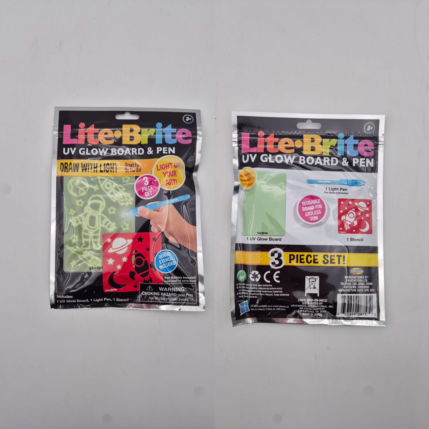 ערכת עט סתרים + שבלונה (576בקרטון)