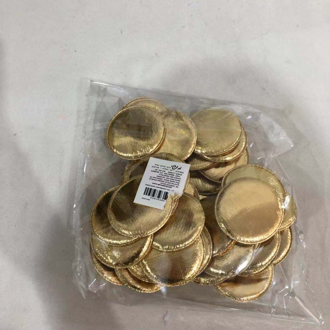 פדים לחינה מארז 50 יח זהב