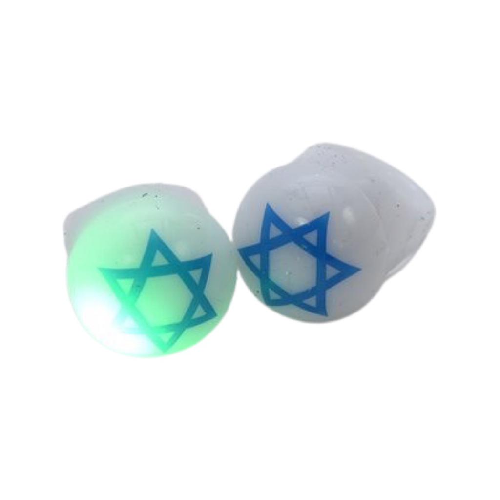 א עצמאות - טבעת סיליקון דגל ישראל / מארז 36 יח