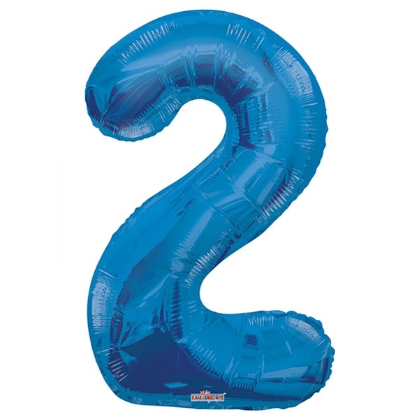 בלון 34" מספר 2 כחול