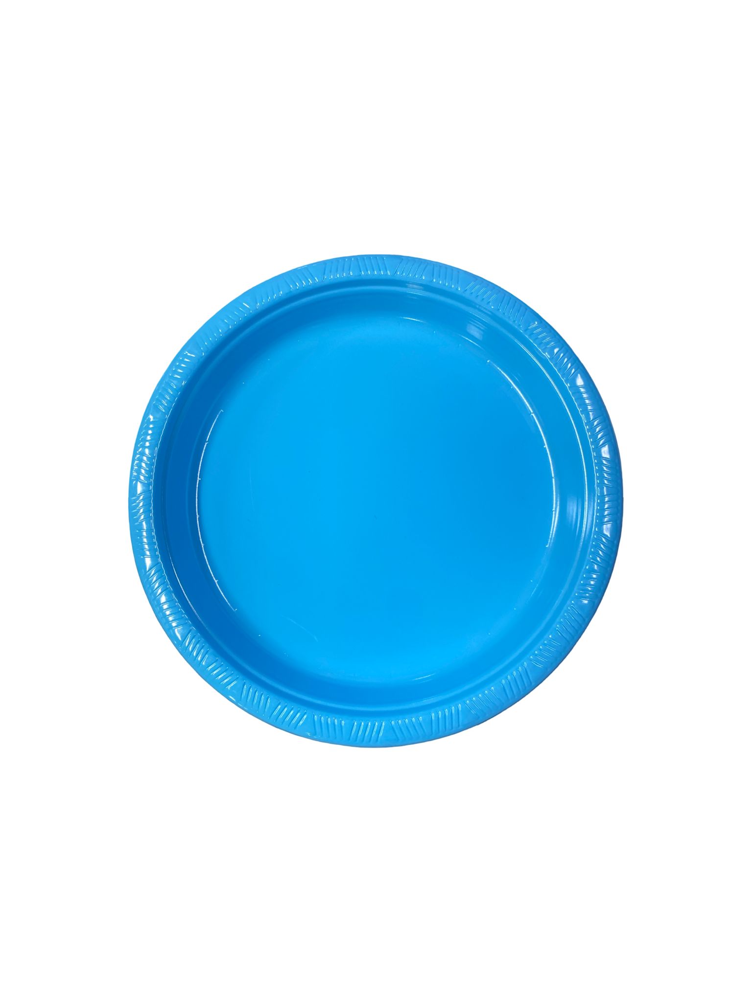 קשת - תכלת צלחת פלסטיק 7" מארז 20 יח