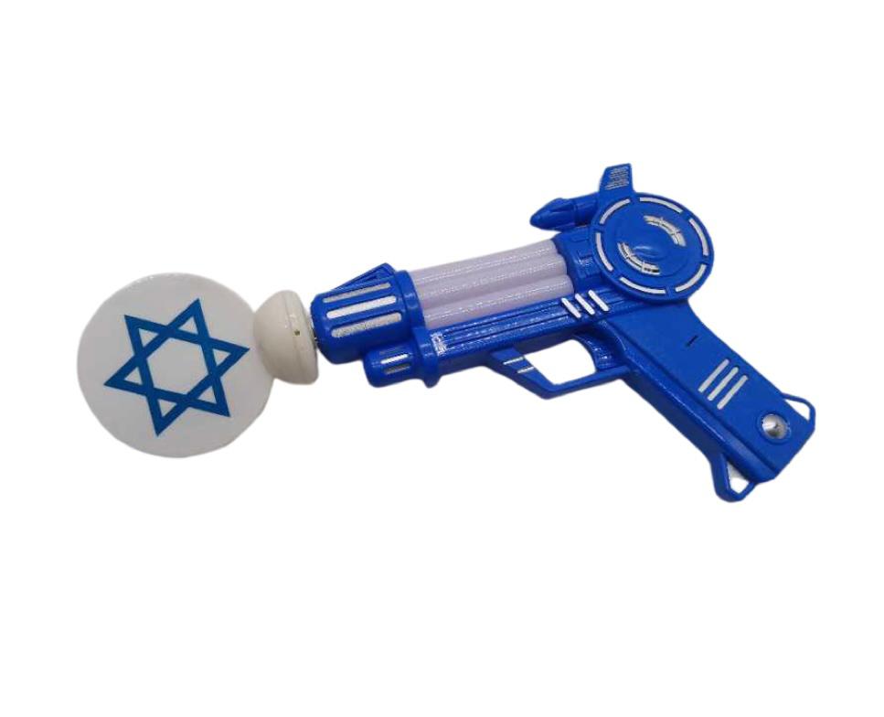 א עצמאות - ראש מסתובב רובה דגל ישראל אור ומוזיקה