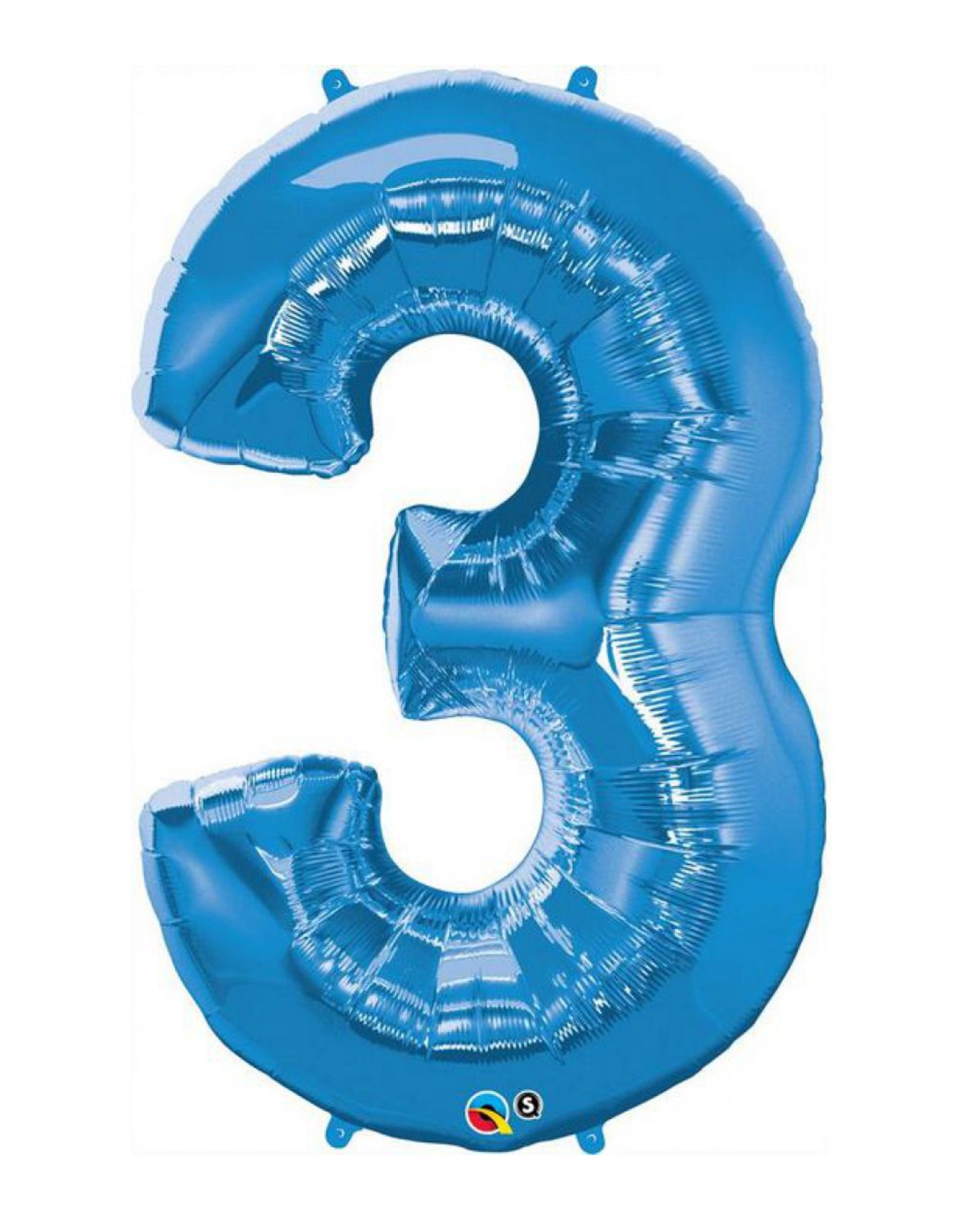 בלון 34" מספר 3 כחול