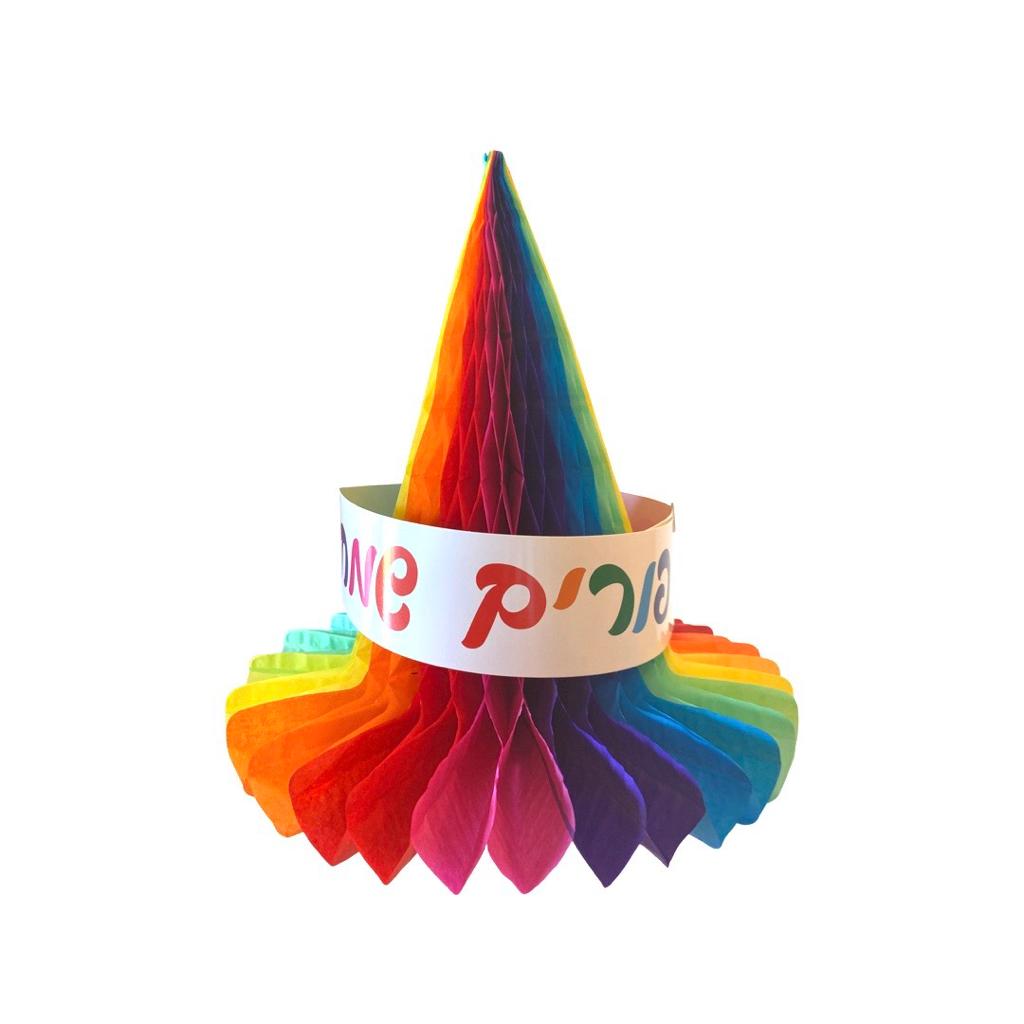 קישוט פורים ליצן - מרכז שולחן נפתח + תליה 37 סמ