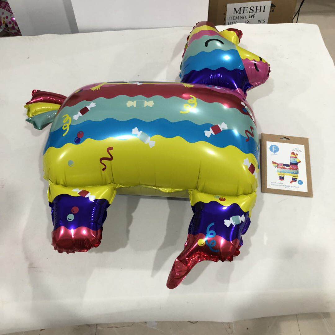 בלון מיילר 30" צורת אלפקה צבעונית חדש