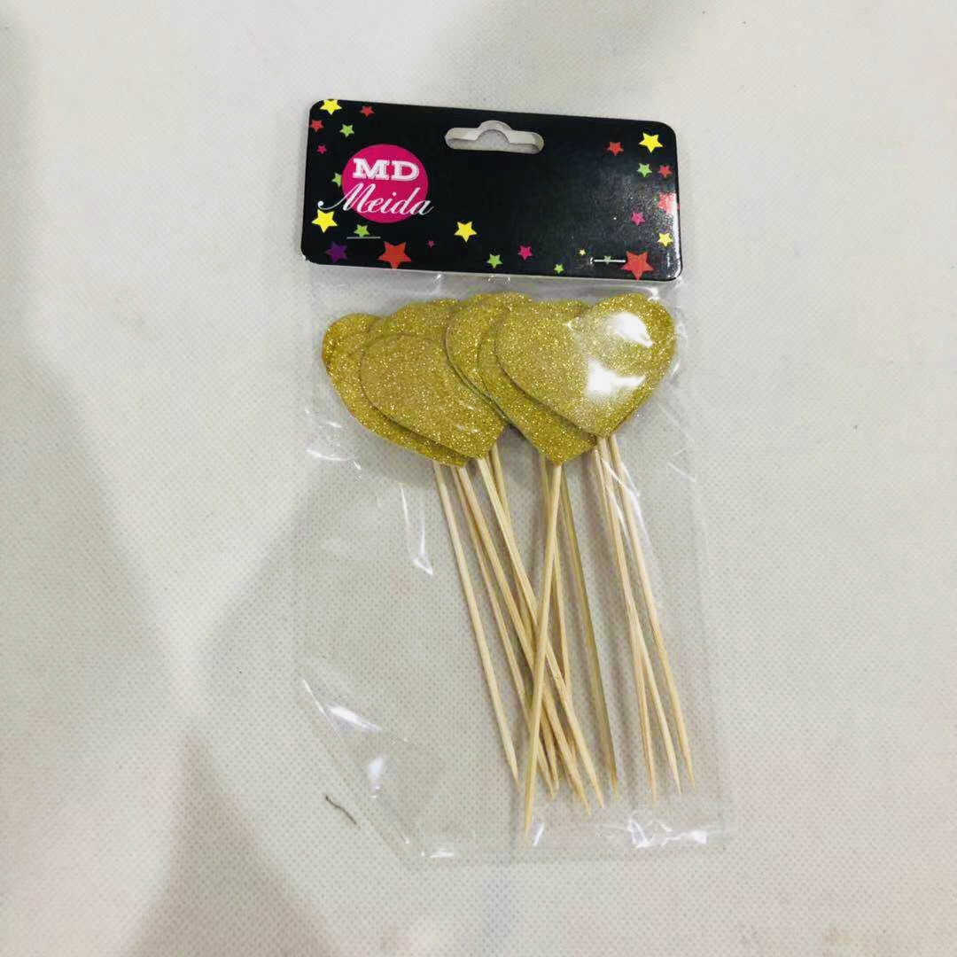 קיסמים לב זהב מארז 12 יח
