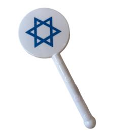א עצמאות - מקל אור לד לבן חזק עגול