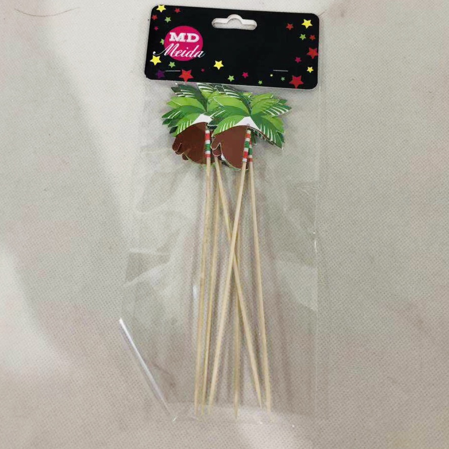קיסמים עץ דקל נפתח מארז 6 יחידות