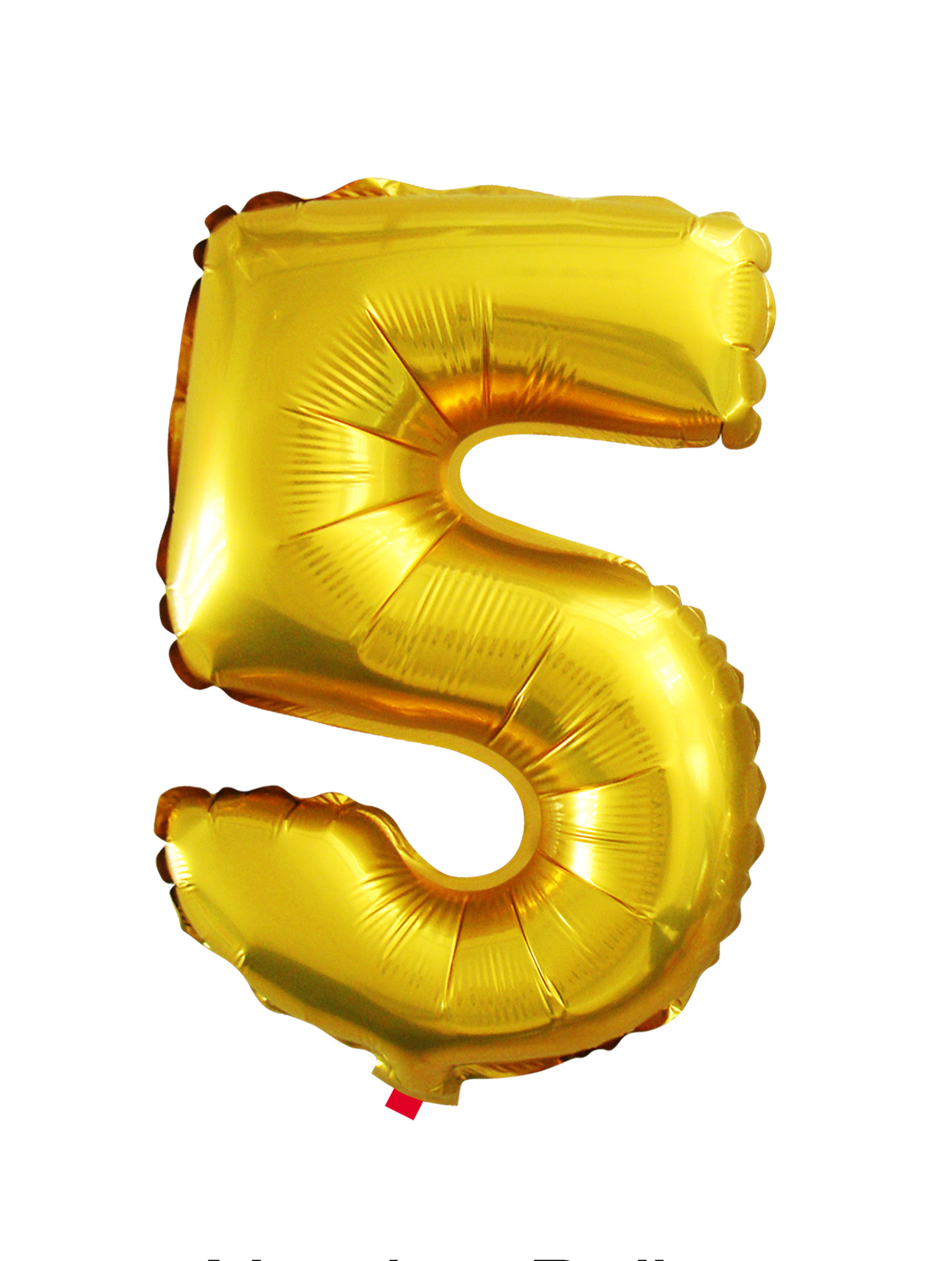 בלון 34" מספר 5 זהב