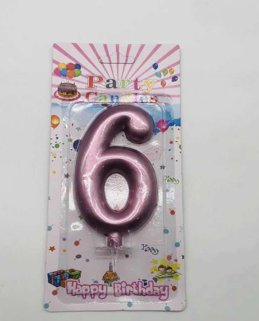 נר 6 מעוצב רוז גולד 12 סמ