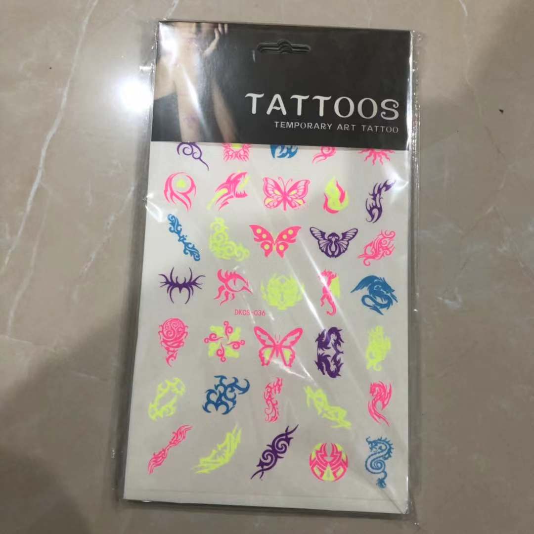 קעקועים זוהרים באולטרא 6