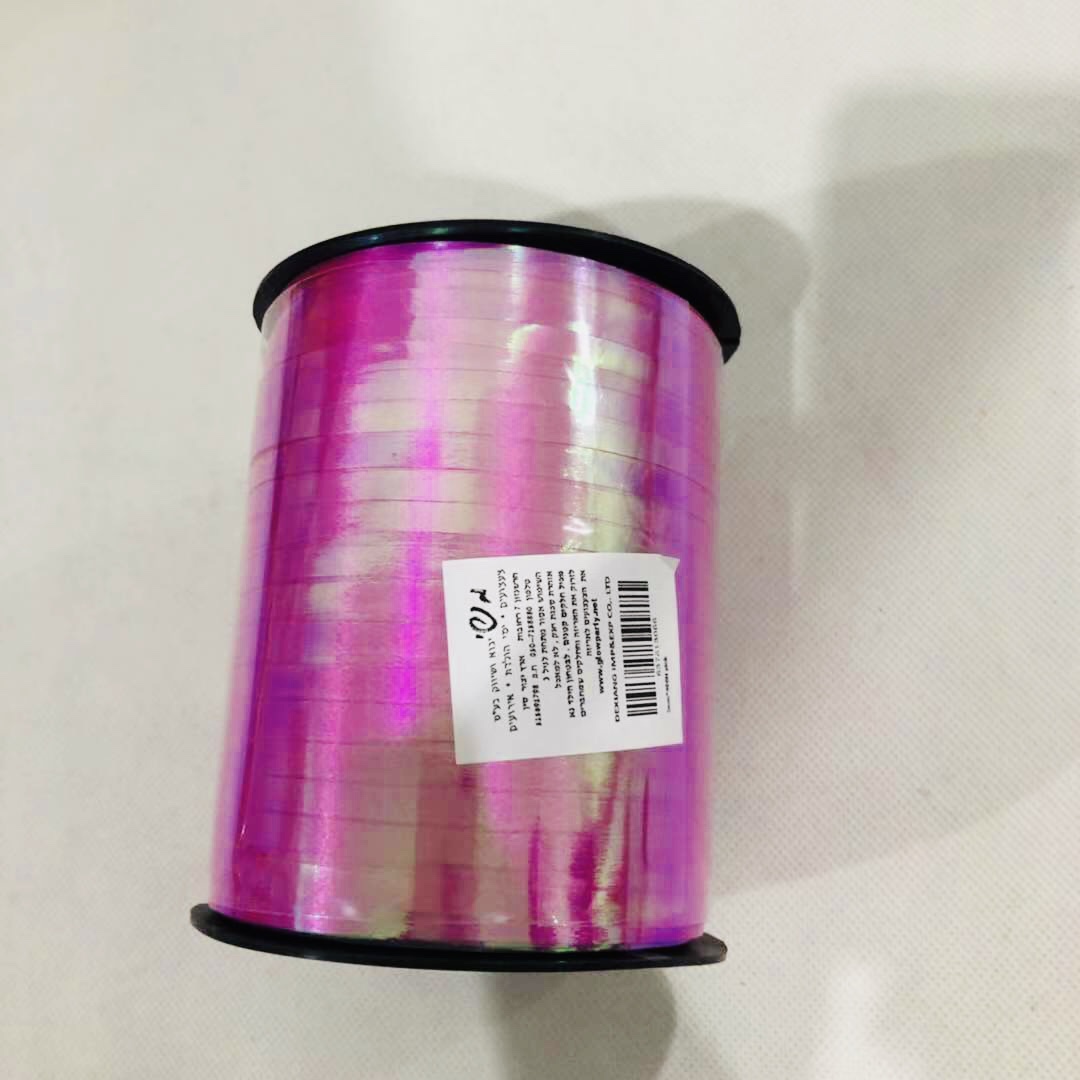 גליל חוטים לבלונים ורוד פנינה 400מ