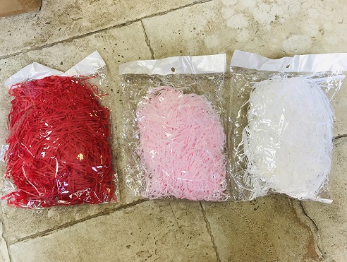נייר גרוס לאריזה לבן / ורוד / אדום