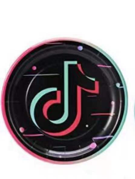 סט מנגינה - צלחת נייר 9"  / 8 יח