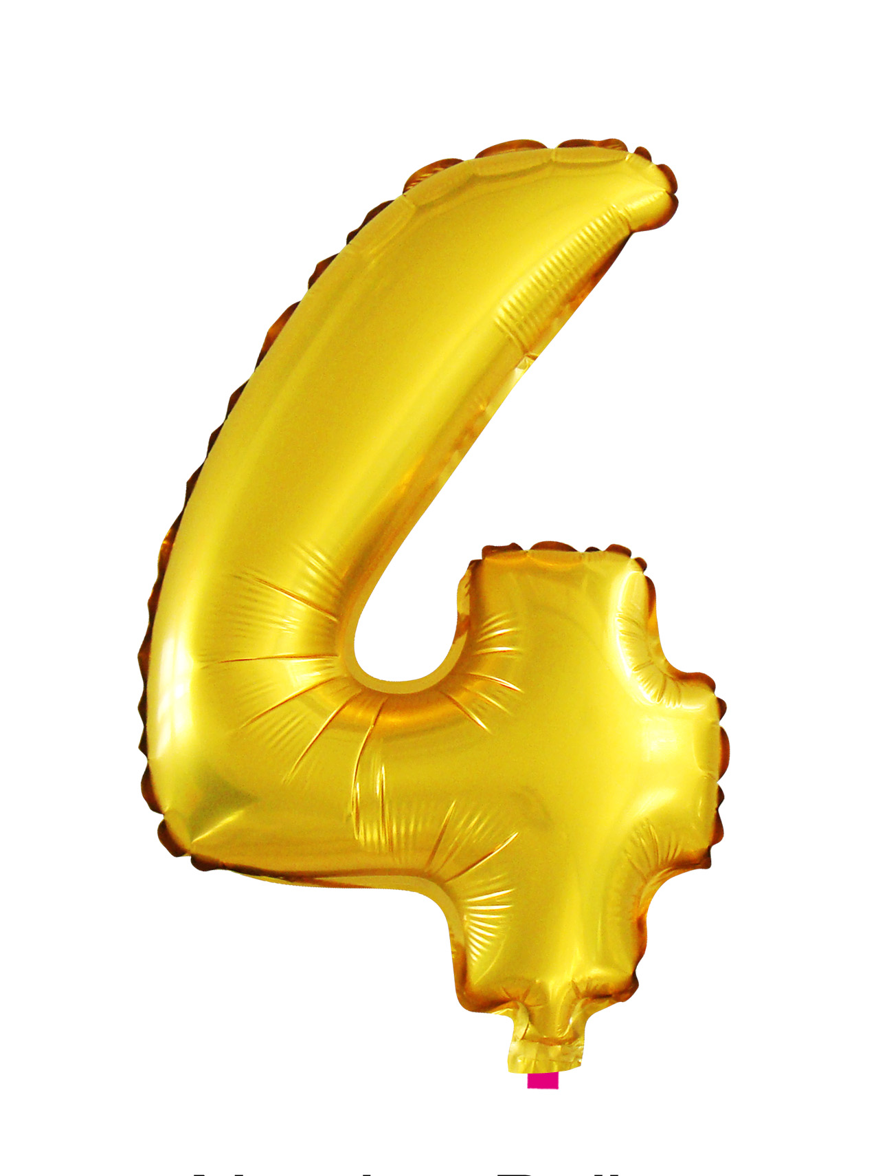 בלון 34" מספר 4 זהב