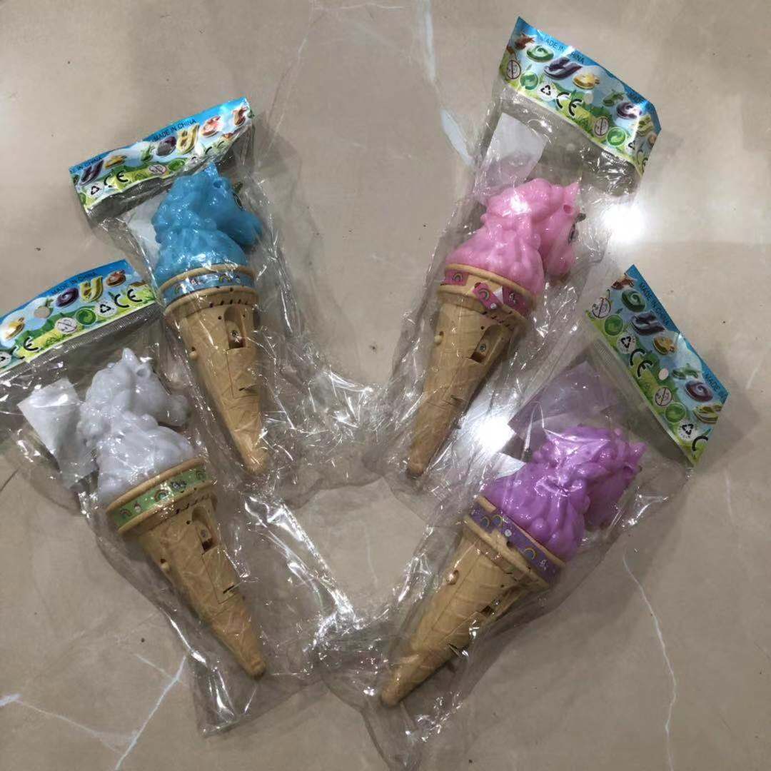 מקל אור גלידה חד קרן מיקס צבעים עם סוללות