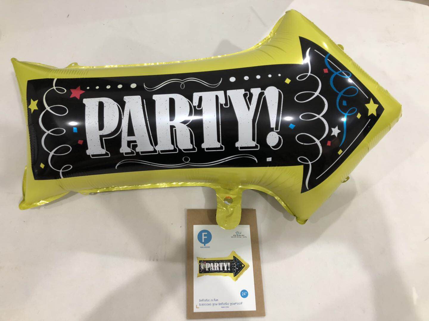 בלון חץ PARTY חדש 24"