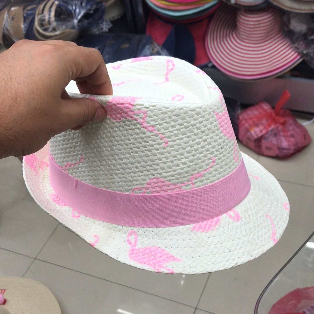 כובע ג'נטלמן הדפס פלמנגו