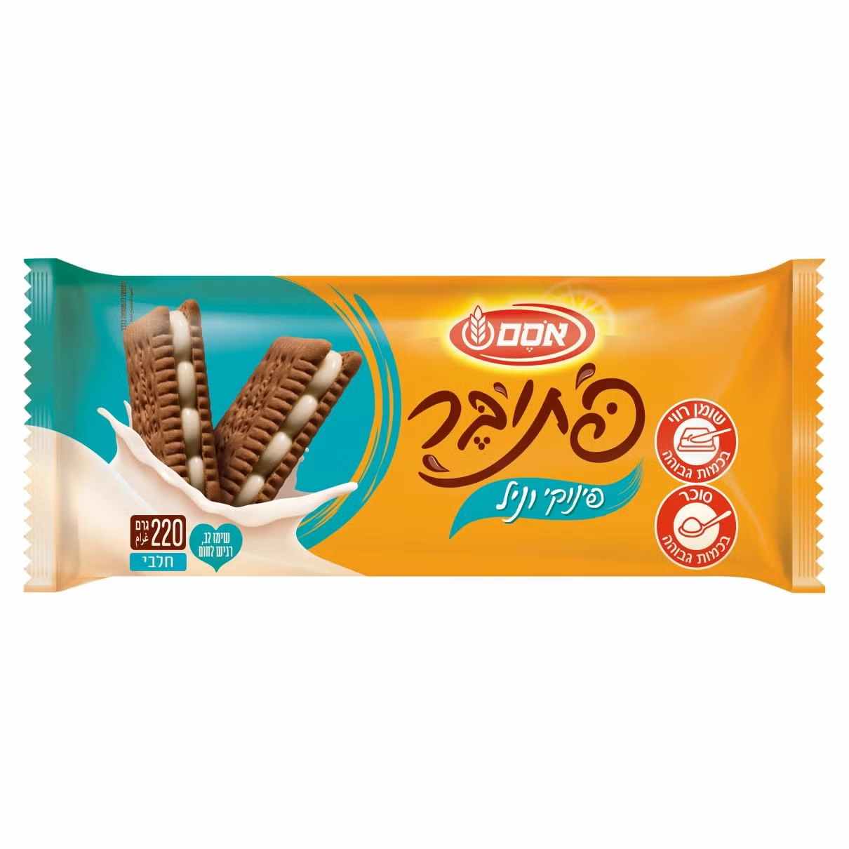 פטי בר פינוק וניל 220 גרם