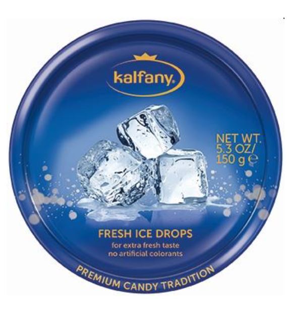 סוכריות קשות בטעם מנטה קלפני, 150 גרם