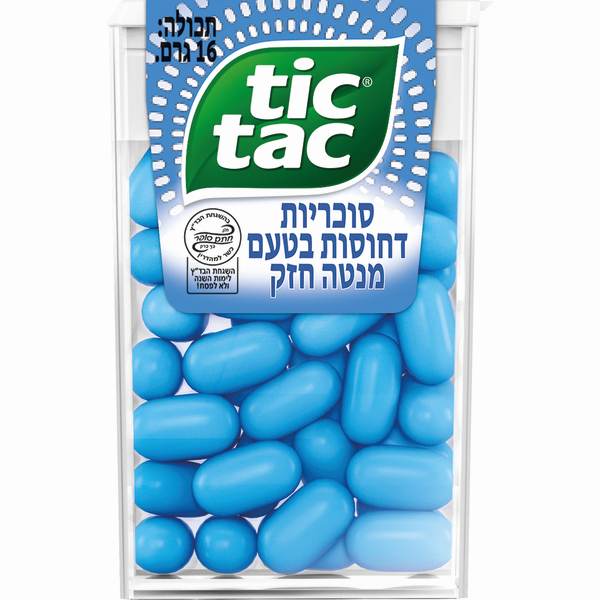 טיק טק כחול מנטה חזק 16 גרם