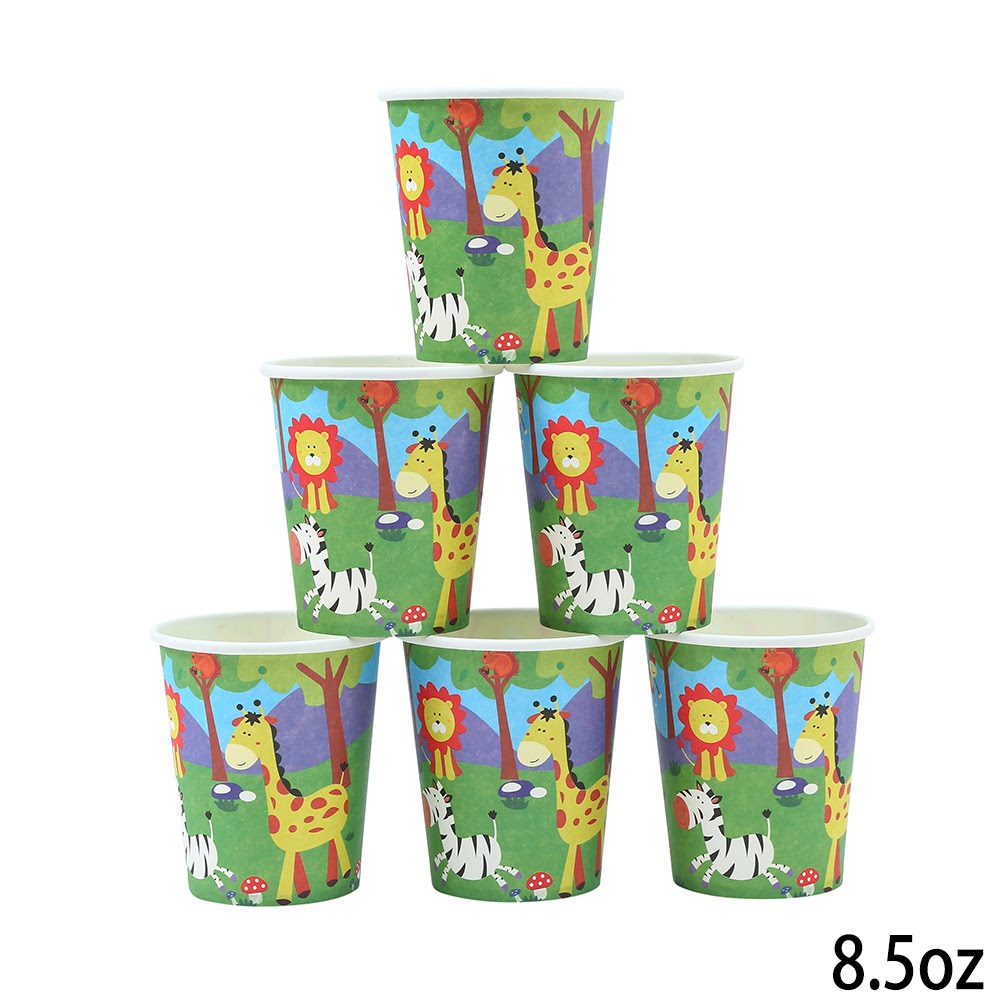 ג'ונגל - כוסות נייר ארוז 10 יח' ( 36 חב' - 20% הנחה )